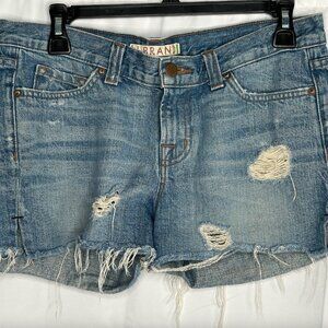 J Brand Cutoff Shorts in Neptune Wash